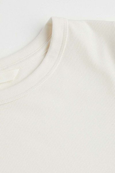 H&M Ribbed modal-blend top