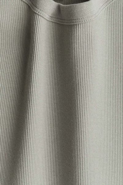 H&M Ribbed modal-blend top