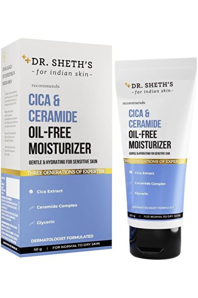 Dr. Sheth's Dr. Sheth's Cica & Ceramide Oil-Free Moisturizer - 50 gm