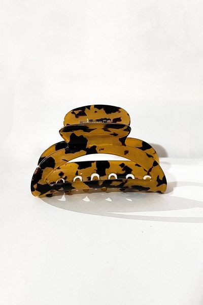 New Obsessions Betty turtle Back Luxury Acetate Πόρπη με μάνδαλο παραθύρου