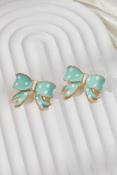 MRK Kadın Fiyonk Renkli Küpe