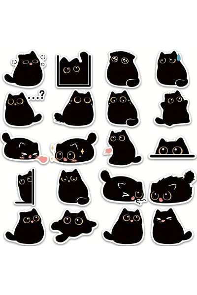 Sticksy Cat Stickerphone Laptop Notebook Tablet Notebook Flask Sticker Sticker St851