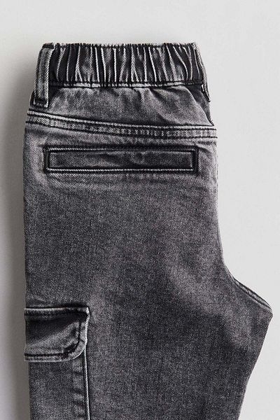 H&M Motif-detail cargo trousers