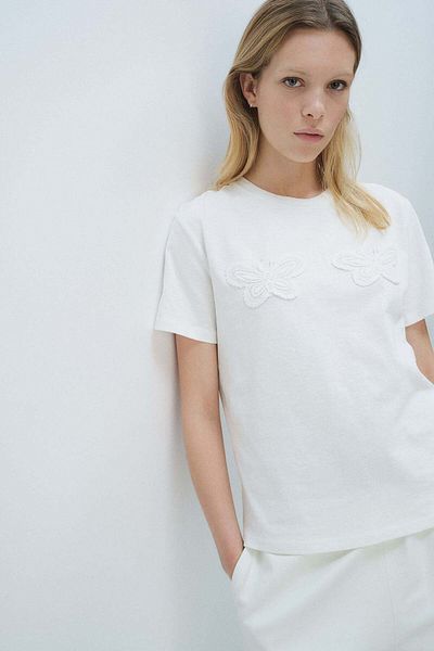 H&M تي شيرت شفاف