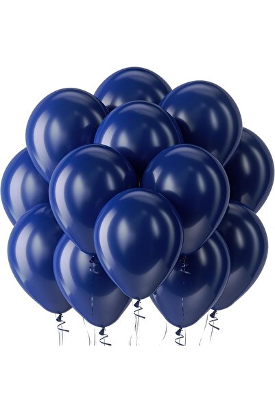 Home Zone 100 Pack 12 inch Round Helium Navy Blue Balloons for Wedding