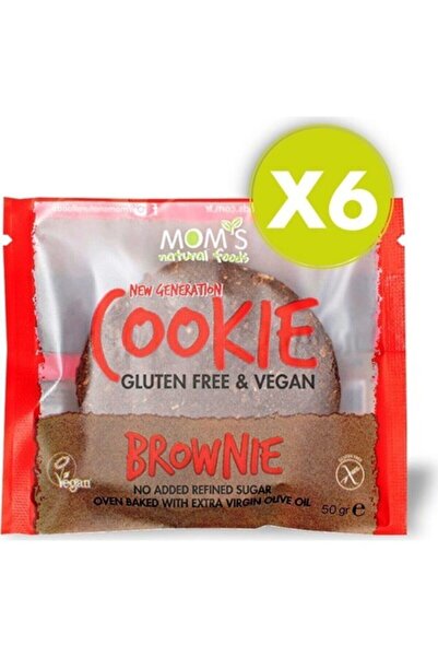 Mom's Natural Foods 6'lı Glutensiz BROWNIE Cookie