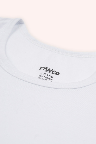 Panço Erkek Çocuk Askılı 3'lü Beyaz Atlet