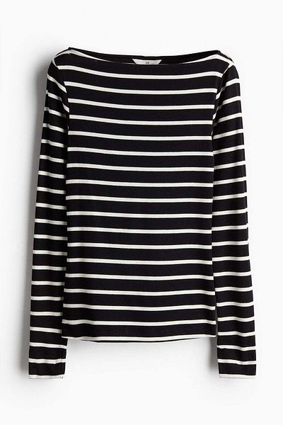 H&M Boat-neck top