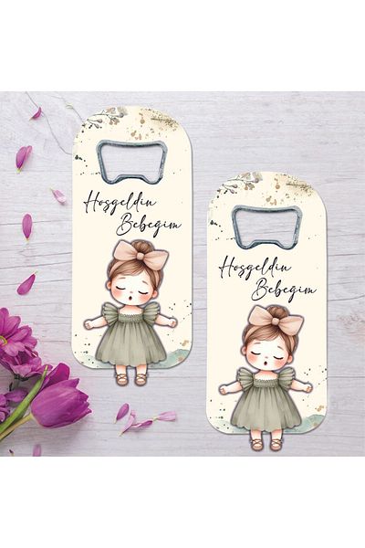Ege ajans Baby Gift Opener Magnet with 10 Embossed Figures