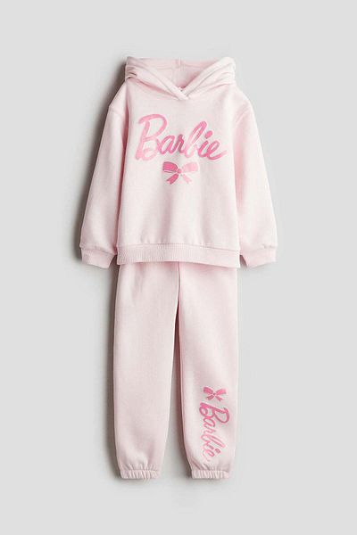 H&M 2-piece printed sweatshirt set