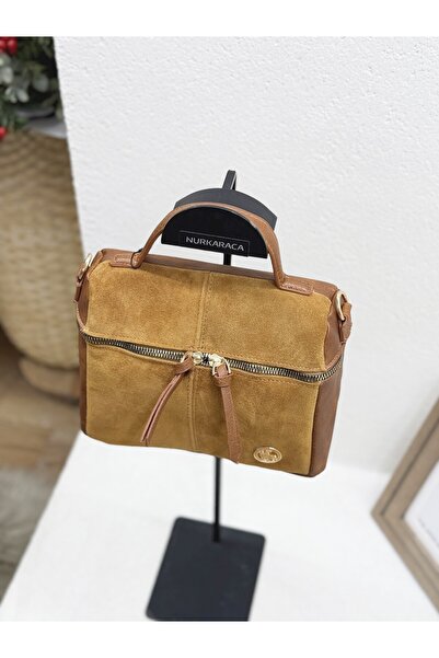 David Jones Ed037-1 Hakiki Deri Hem El Hem Çapraz Çanta Kadın