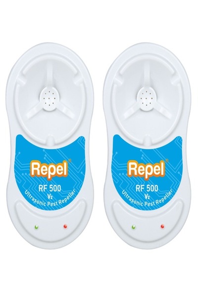Repel Akıllı Fare Kovucu - Yapay Zekâ Yazılımlı Akıllı Fare Haşere Kovucu 500 M2 Etkili Hoparlör 2Li Paket