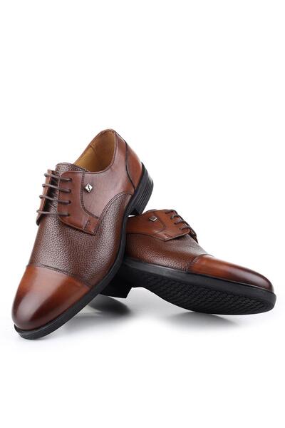 Fosco 3129 Κλασικά ανδρικά παπούτσια με κορδόνια από γνήσιο δέρμα