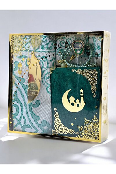 İPEK NEŞRİYAT İPEK HEDİYELİK Set cadou spiritual special pentru Ramadan - Geanta Coran, mărgele de rugăciune, covoraș de rugăciune și multe altele