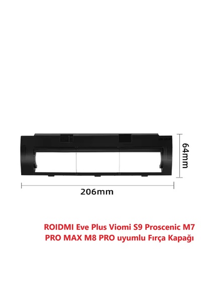 LİN GRUP Κάλυμμα βούρτσας συμβατό με ROIDMI Eve Plus Viomi S9 Proscenic M7 PRO MAX M8 PRO