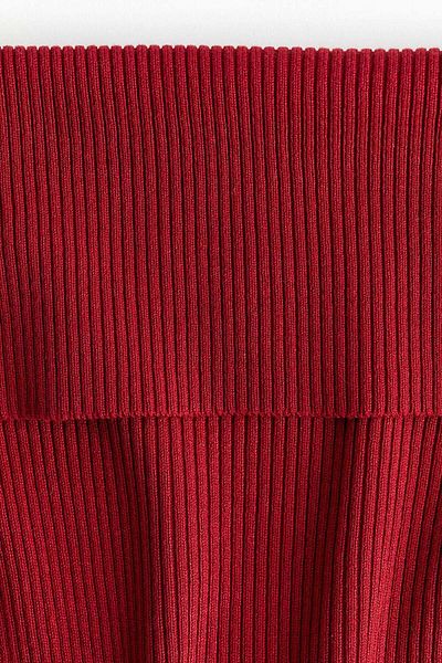 H&M Rib-knit off-the-shoulder top