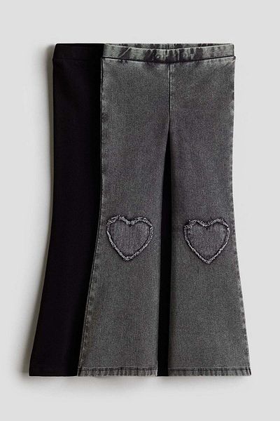 H&M 2-pack Flared jeggings