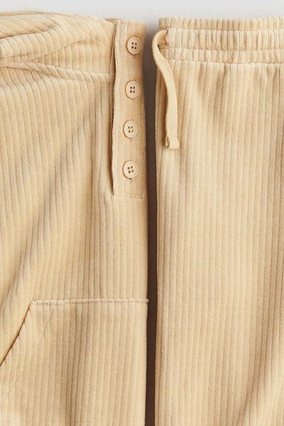 H&M 2-piece ribbed velour set