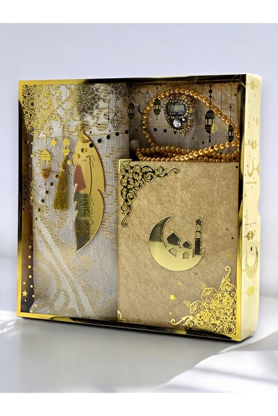 İPEK NEŞRİYAT İPEK HEDİYELİK Set cadou spiritual special pentru Ramadan - Geanta Coran, mărgele de rugăciune, covoraș de rugăciune și multe altele