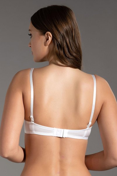 Kompedan Women's Basic Strapless Unpadded Bra |   New Bra 7050
