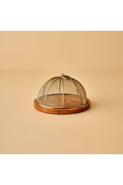 Bella Maison Spark Serving Cupcake Stand with Protector Natural (23X14.5 cm)