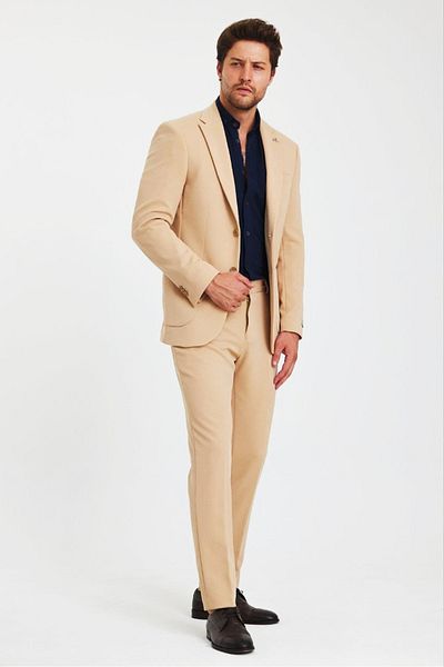 Savira slimfit κοστούμι πάνω από πλεκτό ύφασμα νέας σεζόν