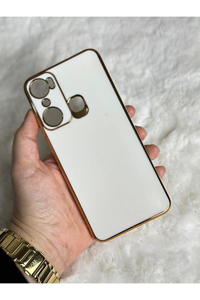 Vip Case Infinix Hot 20i - حافظة من السيليكون المقاومة للأوساخ والقابلة للمسح لحماية الكاميرا اللامعة