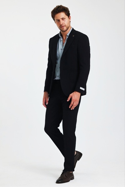 Savira Slimfit Suit Bottom Top Knitted Fabric New Season