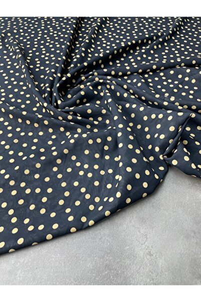 ipekkumaş Siyah Puantiye Desen Elbiselik Şifon Kumaş Ürünümüz Adet Olarak Satılır 1 Adet 1 Metre