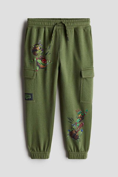 H&M Printed cargo joggers