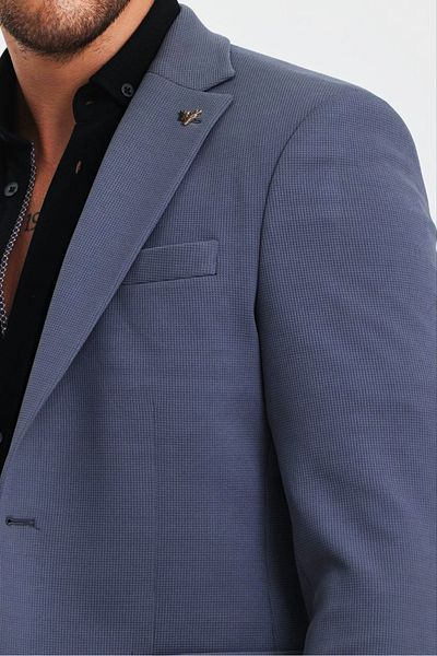 Savira slimfit κοστούμι πάνω από πλεκτό ύφασμα νέας σεζόν
