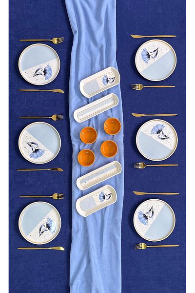 VENÜS HOME DECORATION Ferret Model 6-Piece 14-Piece Breakfast Set