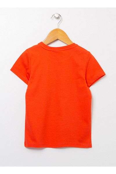 U.S. Polo Assn. Tricou roșu închis pentru băiat