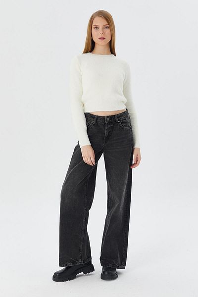 Shopping Shop Ecru Soft Crop Sweater