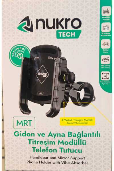 Yeni MRT 4 Yastıklı Titreşim Modüllü Telefon Tutucu