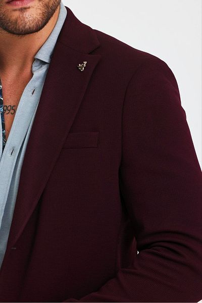 Savira slimfit κοστούμι πάνω από πλεκτό ύφασμα νέας σεζόν