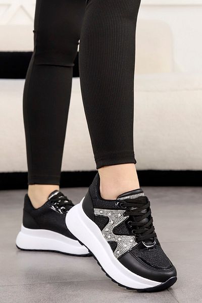 Mamito Ayakkabı Mdl 155 Stone Detailed High-Top Sneakers