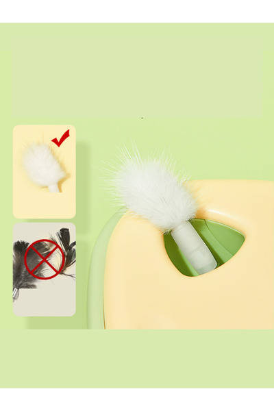 PAKEWAY '' Cheese'' - Electric Cat Toy - Ships with 6 Spare Heads.