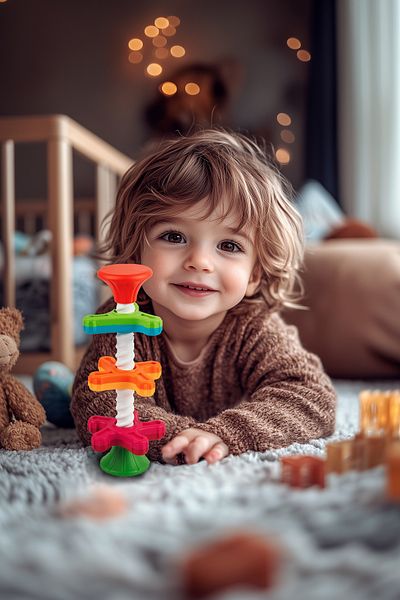 ThinkMaster Mini Spinny Educational Toy Rotating Fun Towers Motor Skill Development and Emotional Intelligence Game