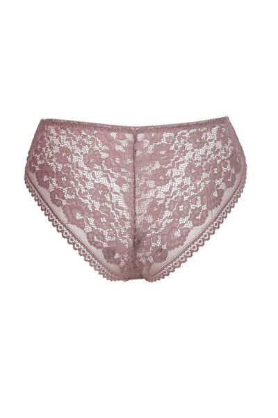 ERDEM İÇ GİYİM Chiloți din dantelă de culoare maro Weweus - Model 2321