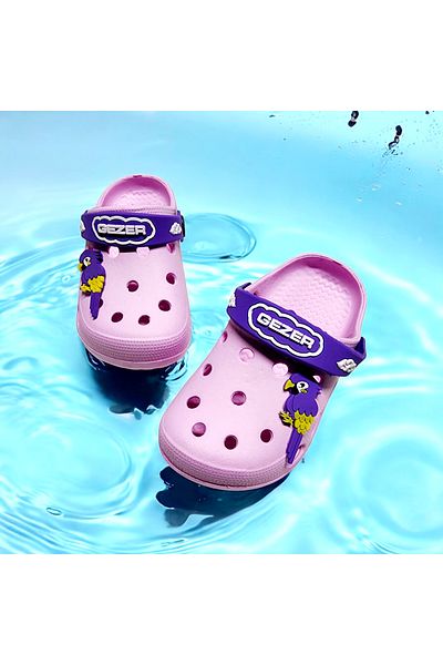 GEZER Παιδικά καθημερινά Eva Parrot Stickered Beach, Sea, Pool Sandals Slippers