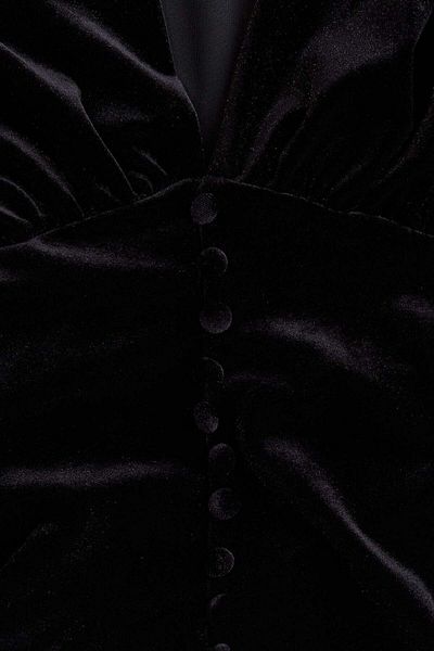 H&M Draped velour top