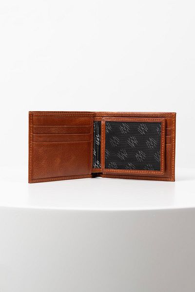 BAYDERİ Leval Extra Genuine Leather Men's Wallet with Gift Card Holder