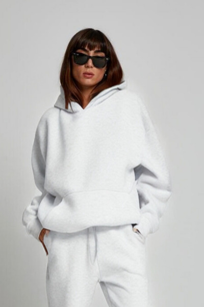 BayBayan سويت شيرت نسائي فضفاض من القطن