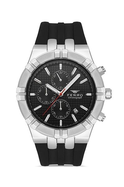 FERRO Fm3178-zq Men's Wristwatch - New Season Green Silicone, Active Functions + Bracelet Gift