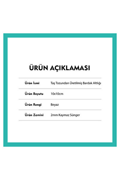 Home Esepix Dekoratif Bardak Altlığı 3'lü Set
