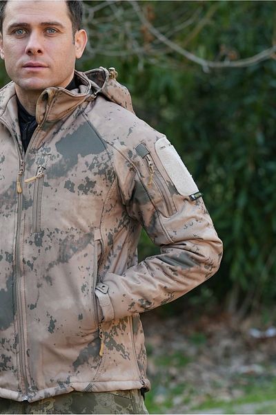 Wolftrap Tactical Παλτό Καμουφλάζ Χαλαζίας Μαλακό Κέλυφος 2036 Παλτό Καμουφλάζ Desert με 5 τσέπες