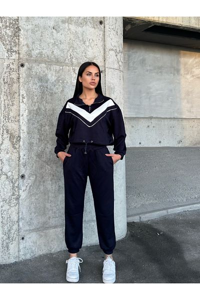 orjinal blue b Women's Comfortable Sports Set with Car Garnish