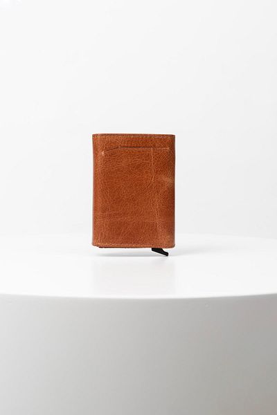 BAYDERİ Vances Crazy Genuine Leather Mechanized Wallet