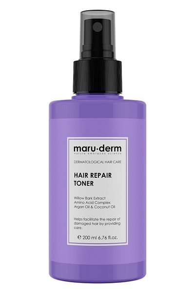 Maru.Derm Hair Tonic| Repairing Hair Care Tonic 200 ML| Weakened Weak Hair| Vegan